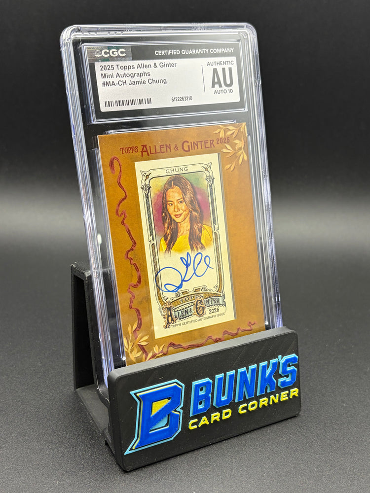 2025 Jamie Chung Mini Autographs CGC AU Auto 10