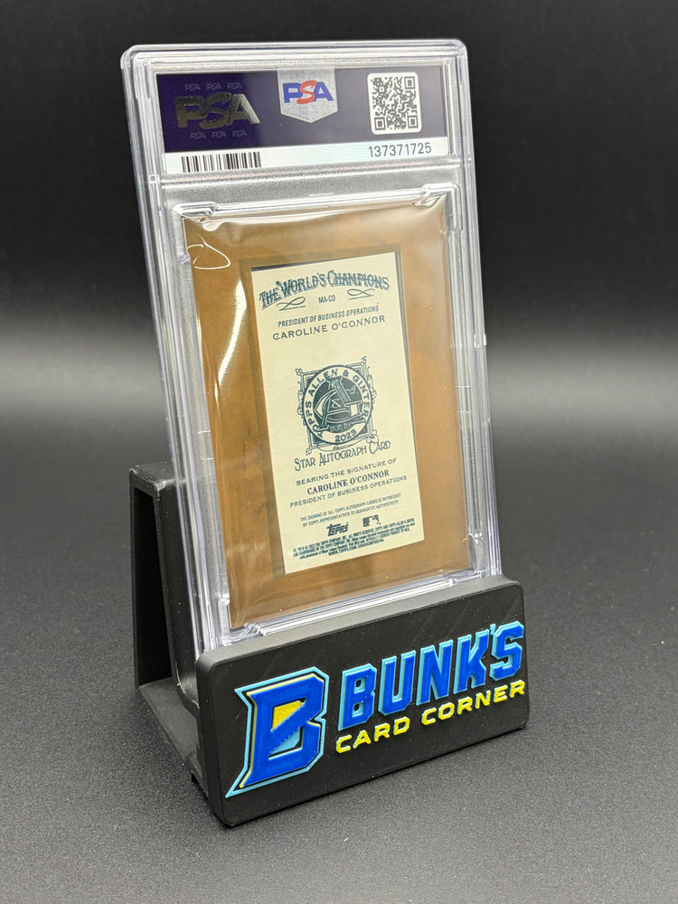 2023 Caroline O'Connor Mini Autograph PSA 9
