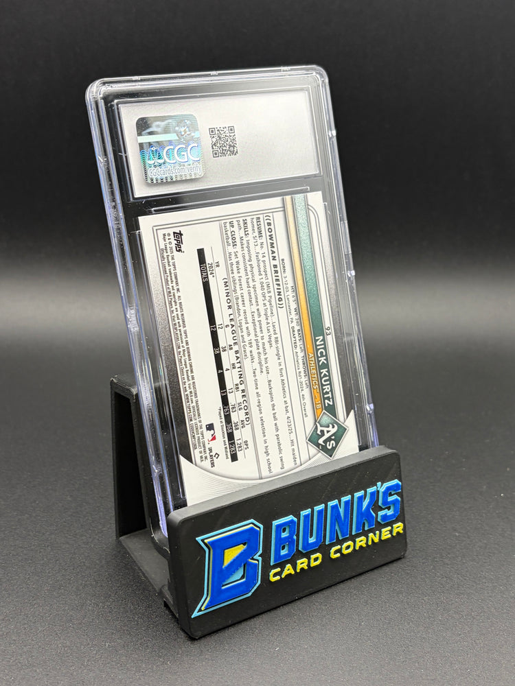 2025 Mick Kurtz Bowman Chrome CGC 10 RC