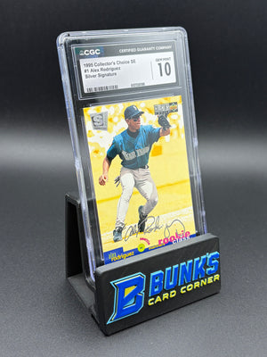 1995 Alex Rodriguez Silver Signature Collector's Choice SE CGC 10