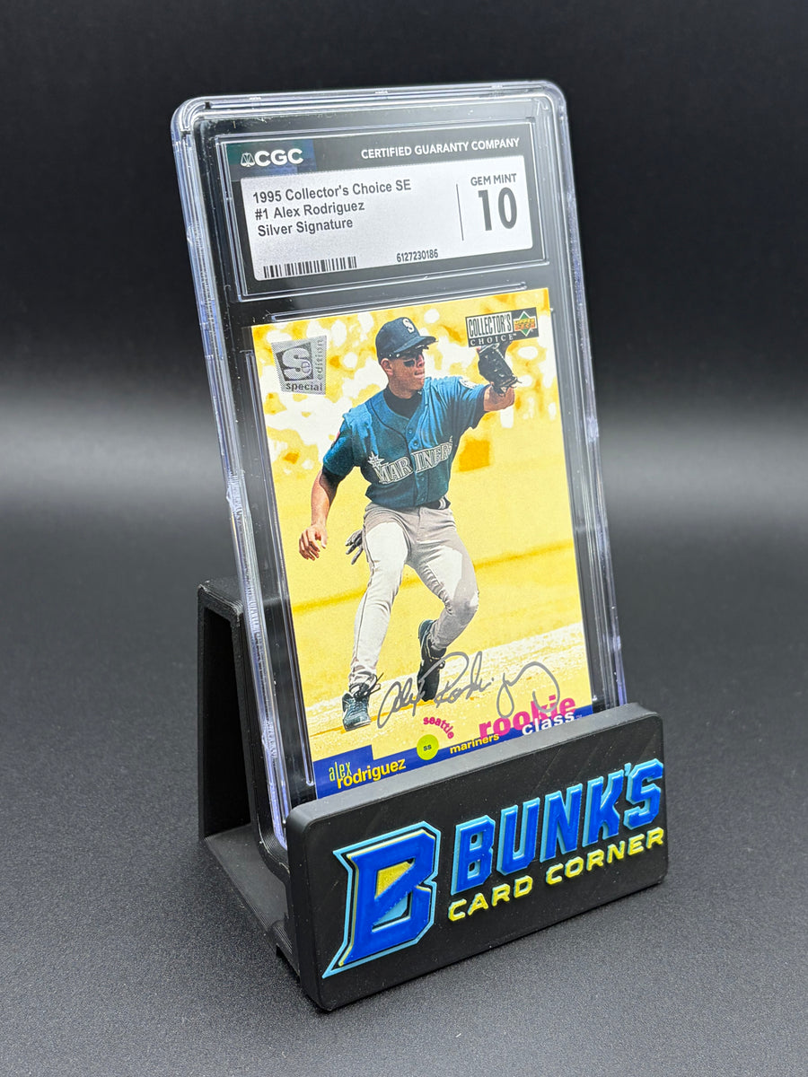 1995 Alex Rodriguez Silver Signature Collector's Choice SE CGC 10