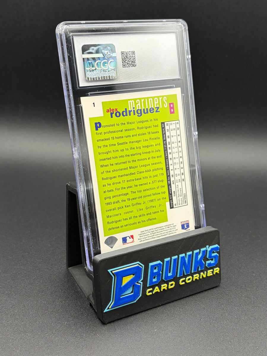 1995 Alex Rodriguez Silver Signature Collector's Choice SE CGC 10