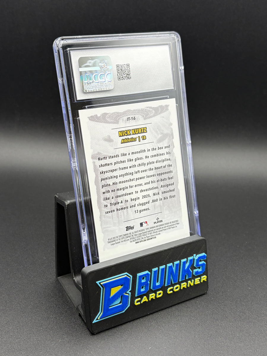 2025 Nick Kurtz It Came to the League CGC 10 RC