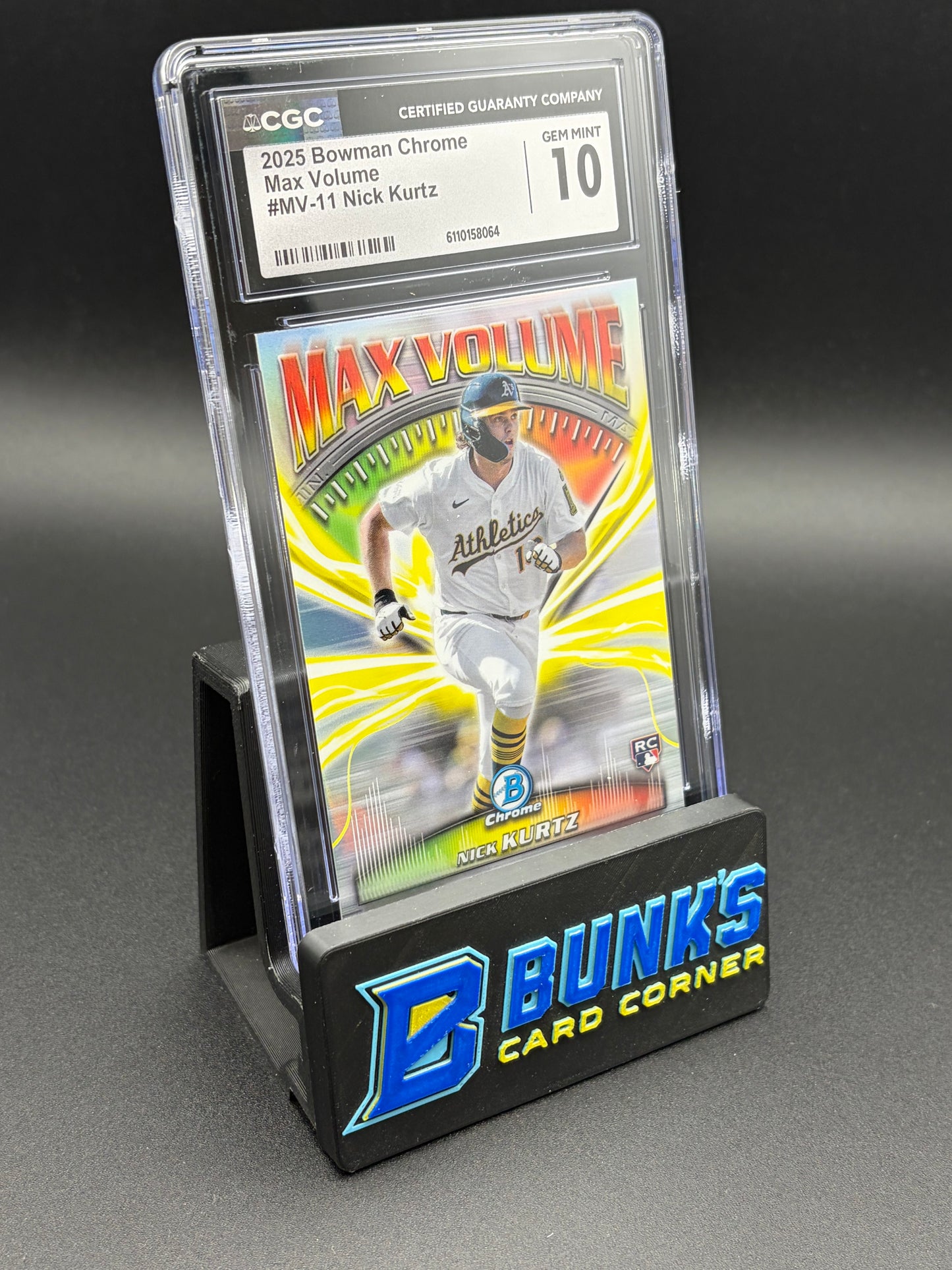 2025 Mick Kurtz Max Volume CGC 10 RC