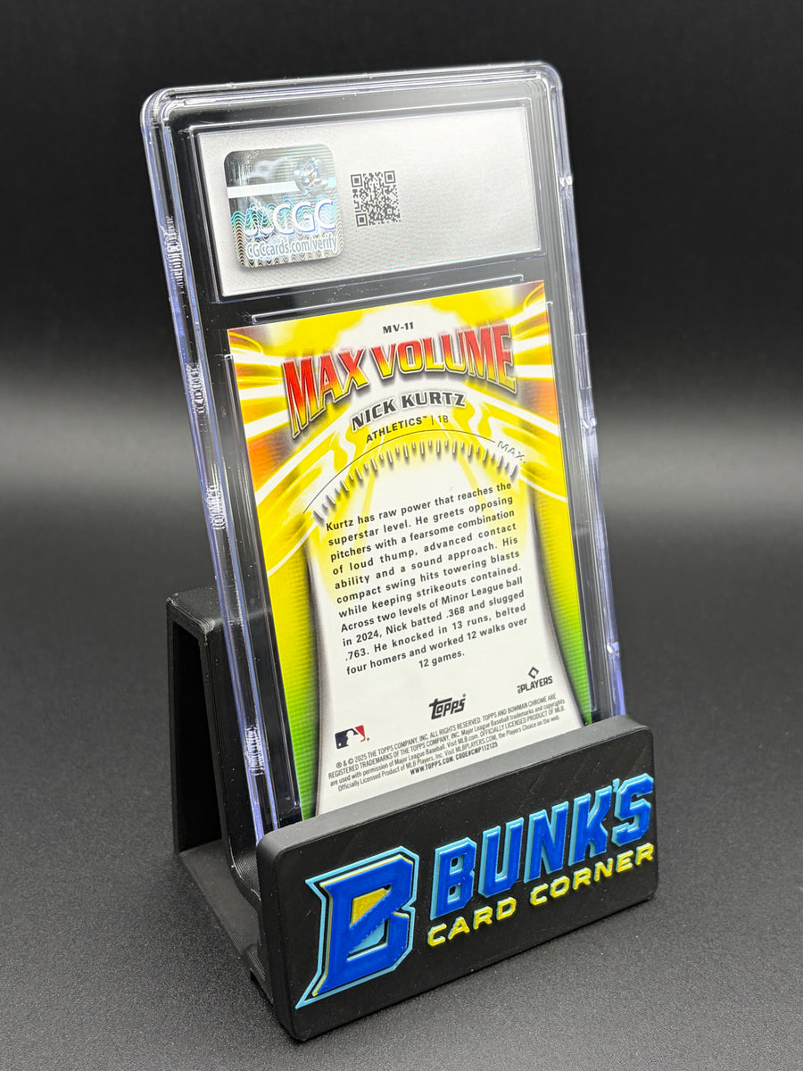 2025 Mick Kurtz Max Volume CGC 10 RC