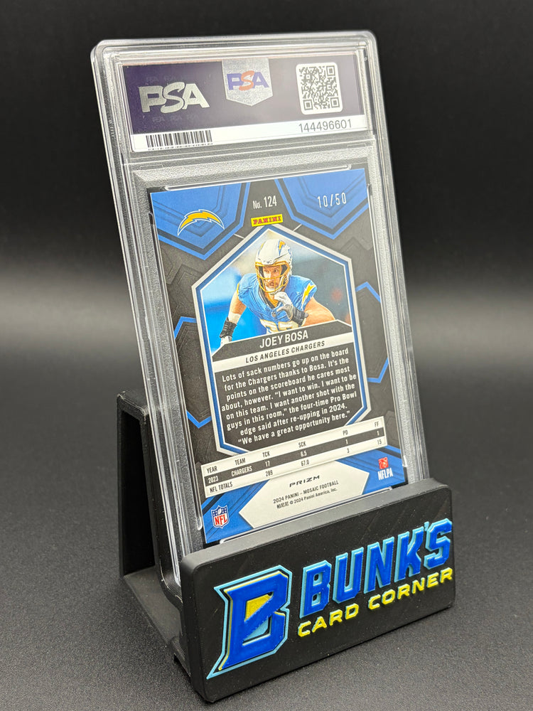2024 Joey Bosa Purple No Huddle PSA 9 10/50