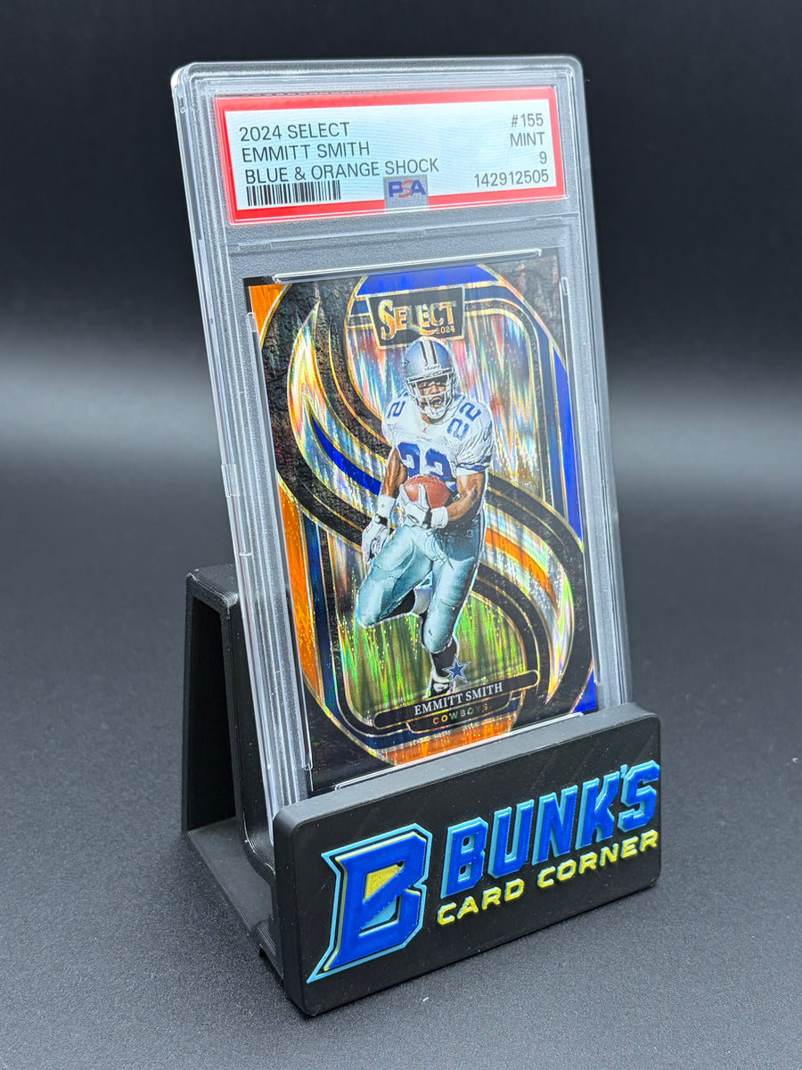 2024 Emmitt Smith Blue & Orange Shock Select PSA 9 20/35