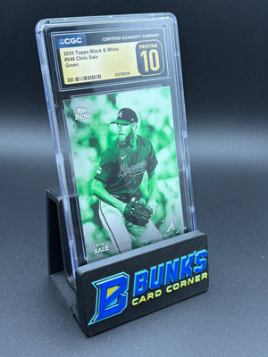 2025 Chris Sale Green Topps Black & White CGC Pristine 10 44/99