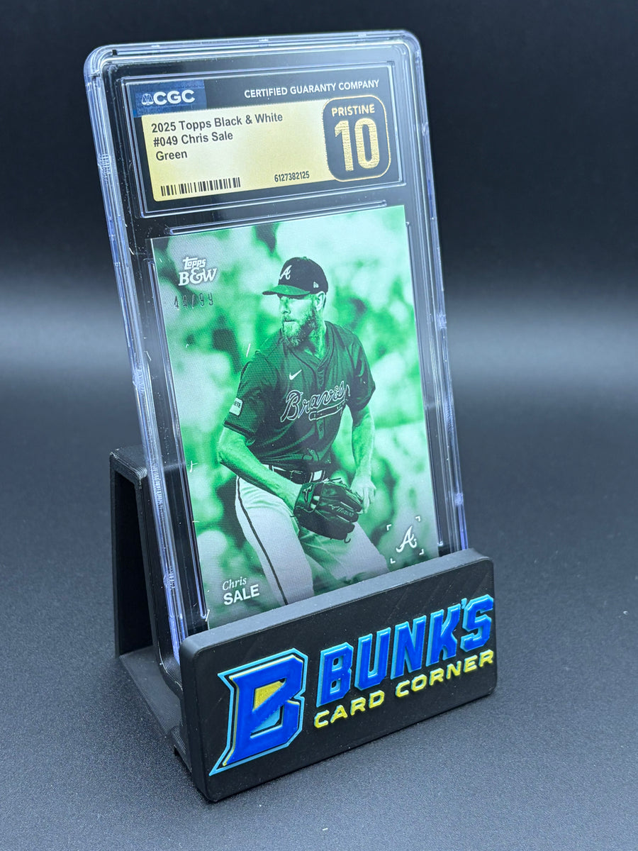 2025 Chris Sale Green Topps Black & White CGC Pristine 10 44/99