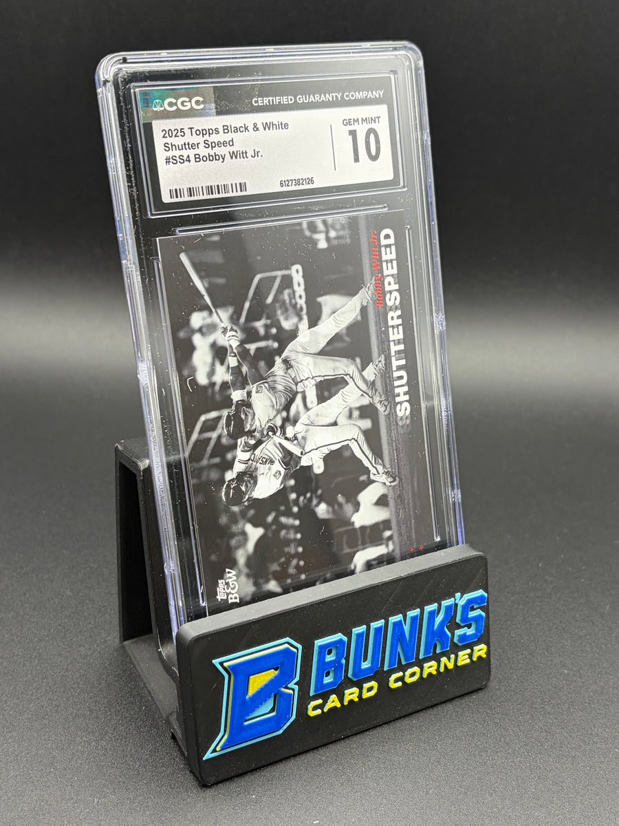 2025 Bobby Witt Jr Shutter Speed Topps Black & White CGC 10