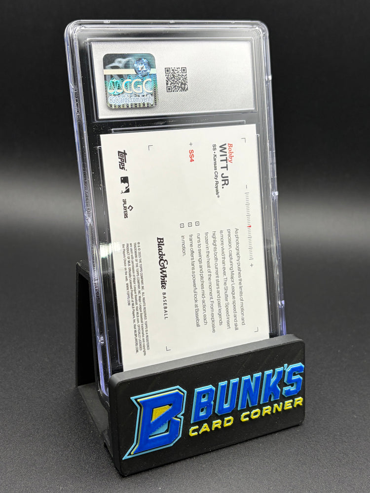 2025 Bobby Witt Jr Shutter Speed Topps Black & White CGC 10