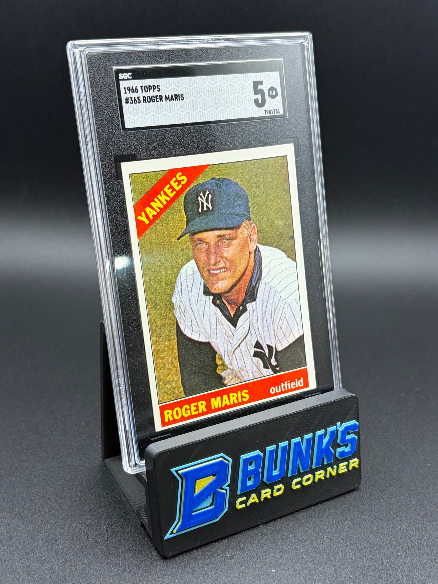 1966 Roger Maris Topps SGC 5
