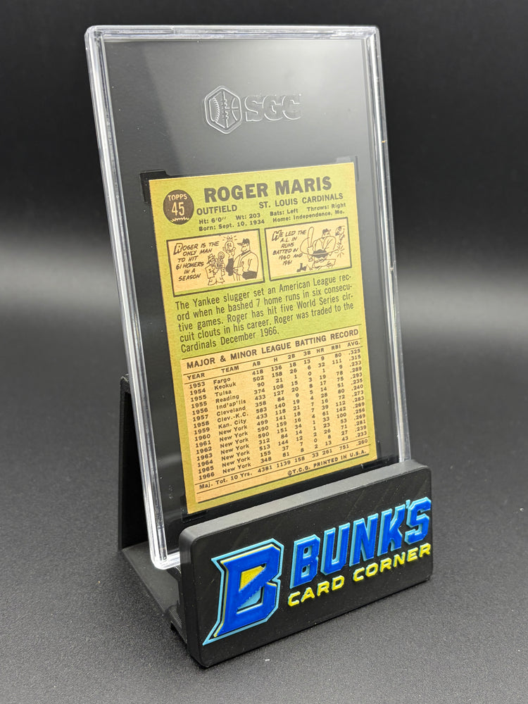 1967 Roger Maris Topps SGC 5