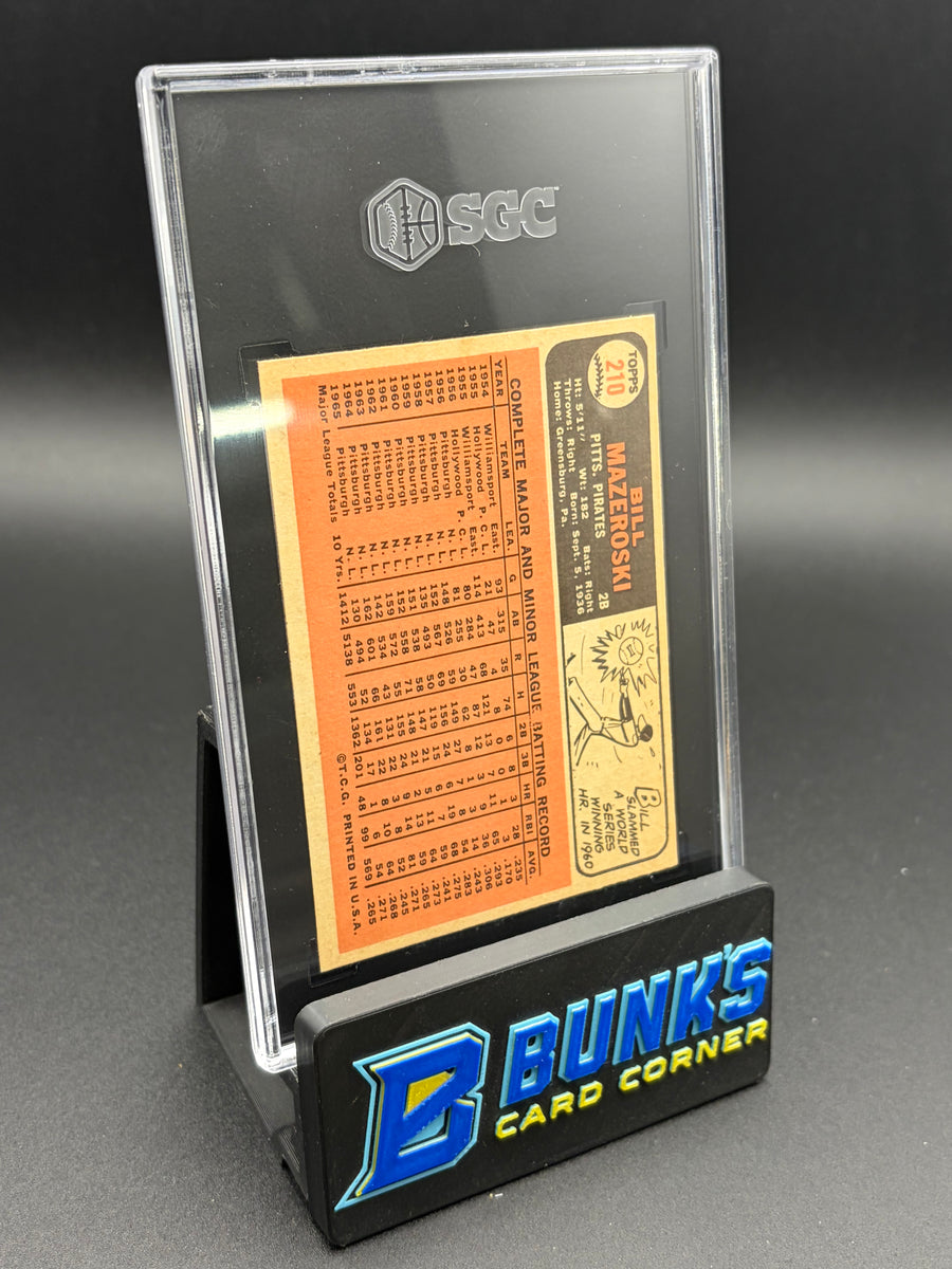 1966 Bill Mazeroski Topps SGC 6