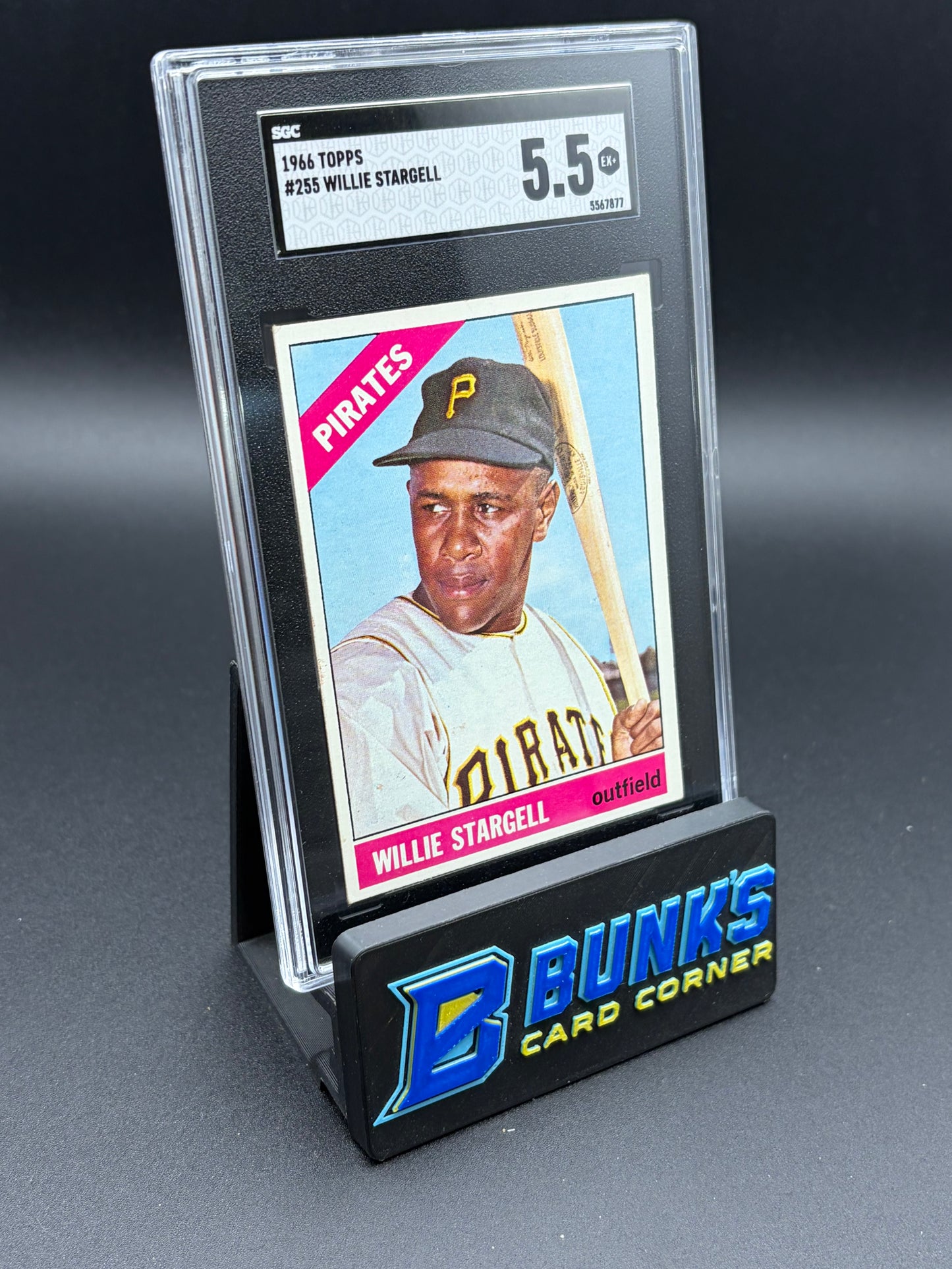 1966 Willie Stargell Topps SGC 5.5