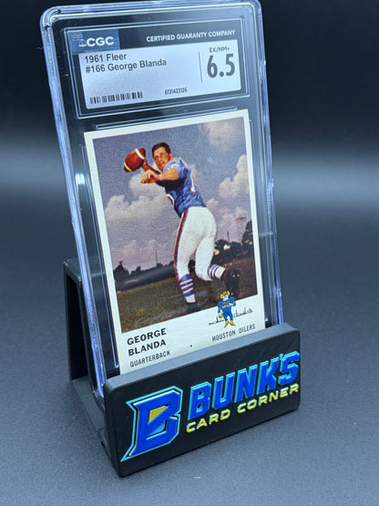 1961 George Blanda Fleer CGC 6.5