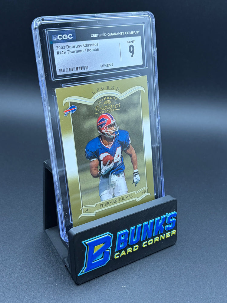 2003 Thurman Thomas Donruss Classics CGC 9 267/1000