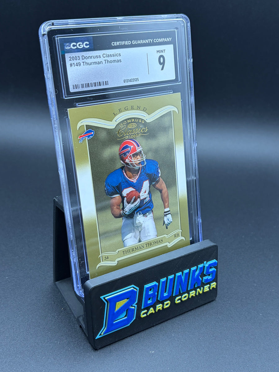 2003 Thurman Thomas Donruss Classics CGC 9 267/1000