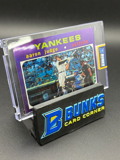 2020 Aaron Judge Topps Heritage Purple Refractor