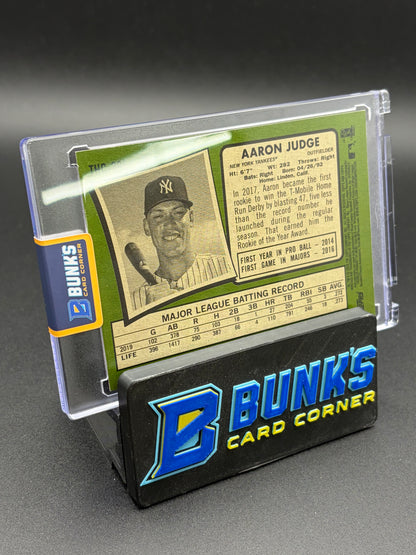 2020 Aaron Judge Topps Heritage Purple Refractor