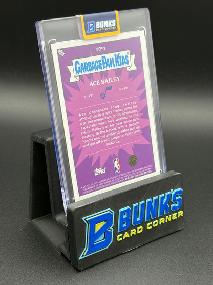 2025 Ace Bailey Garbage Pail Kids Purple RC