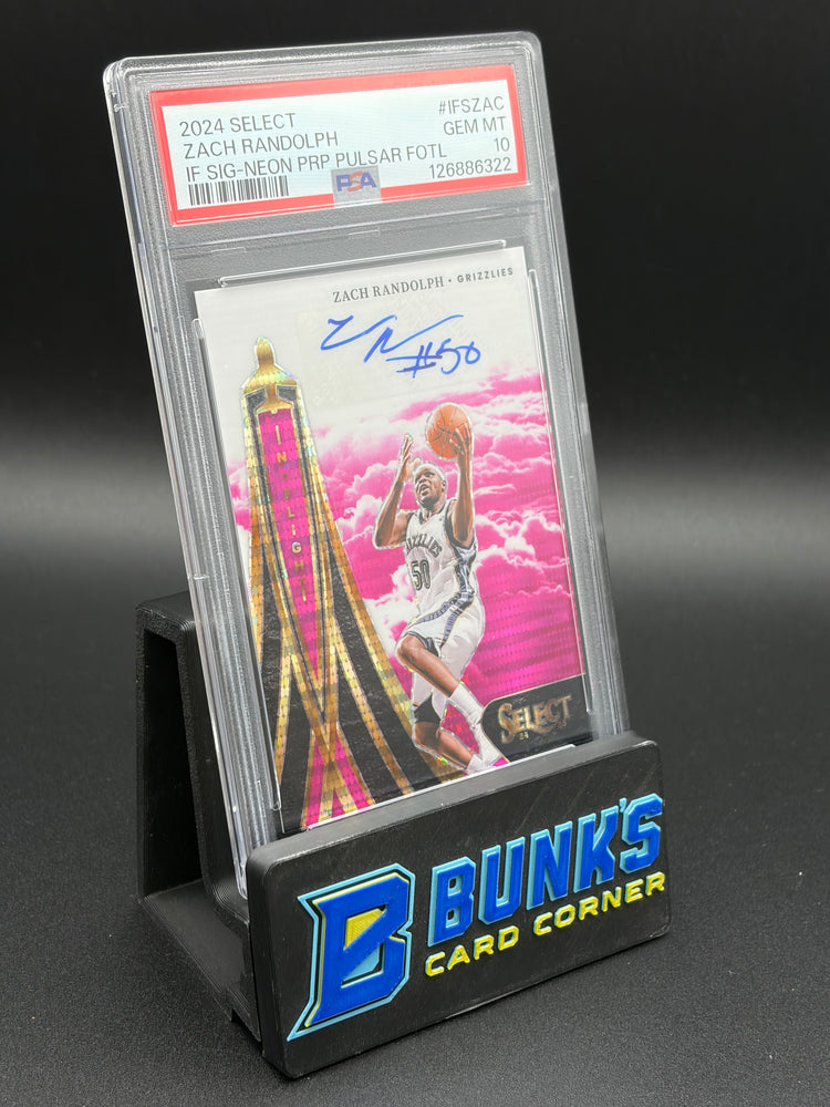 2024 Zach Randolph If Sig Neon Purple Pulsar PSA 10 11/15