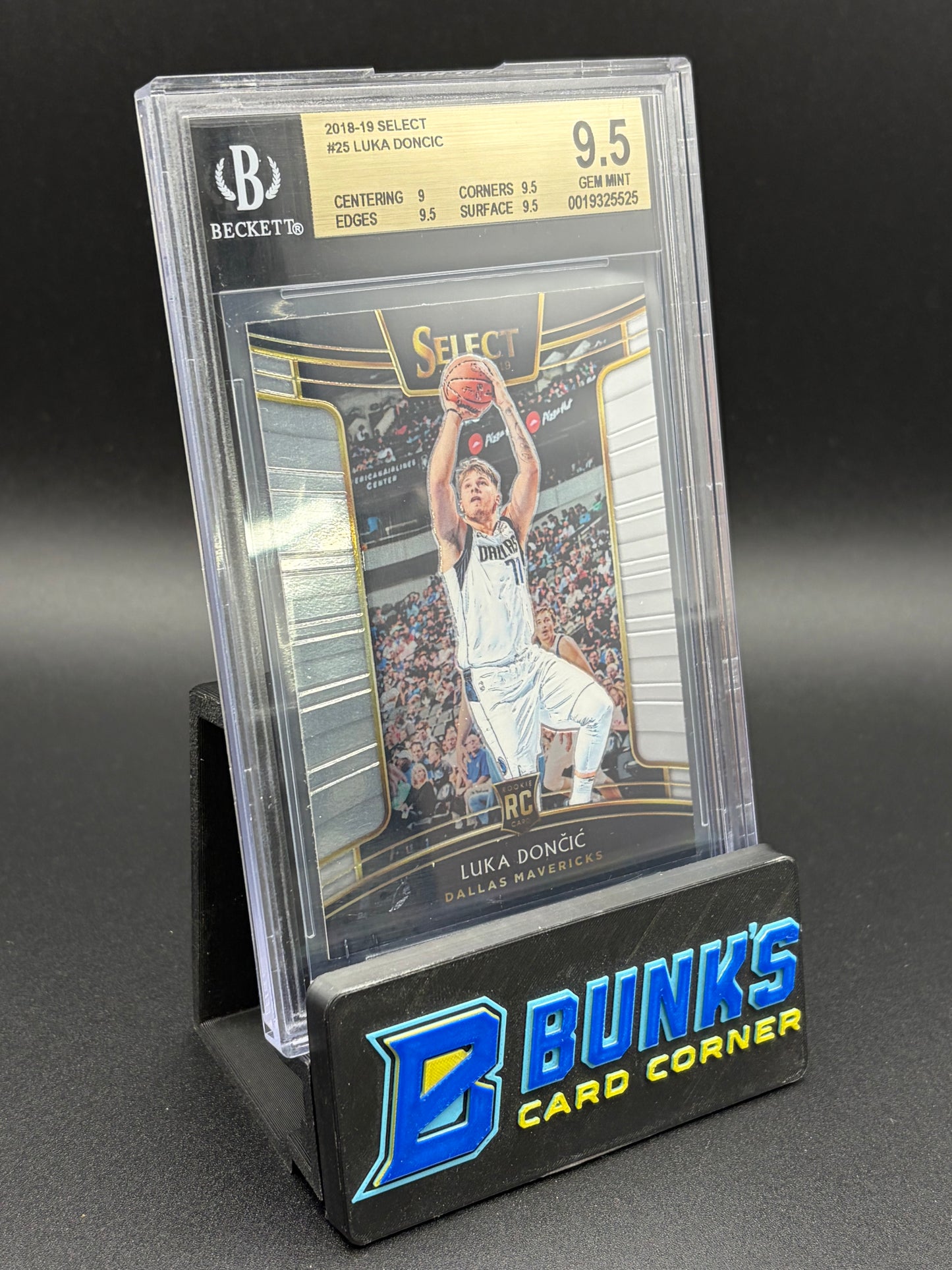 2018-19 Luka Doncic Select Beckett 9.5 RC