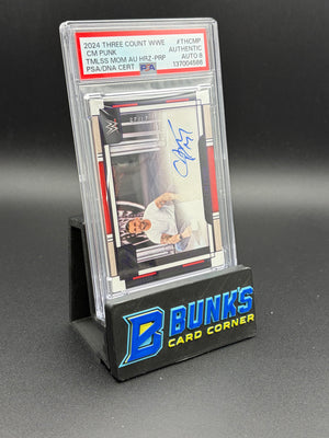 2024 CM Punk Three Count PSA AU Auto 8 21/25