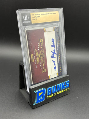 2009 Cool Papa Bell Razor Cut Signatures Sports Icon Edition Beckett 25/34
