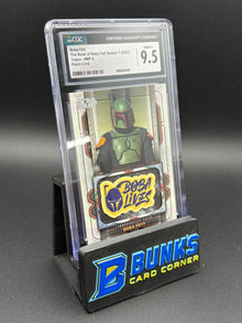 Boba Fett Patch Card CGC 9.5