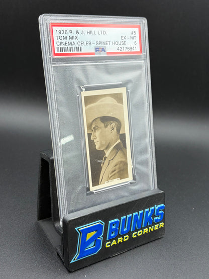 1936 Tom Mix Cinema Celeb Spinet House PSA 6