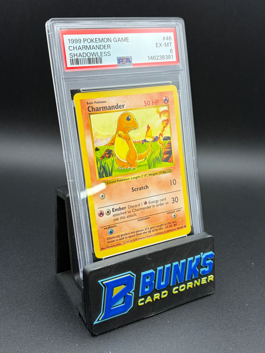 Charmander Shadowless PSA 6