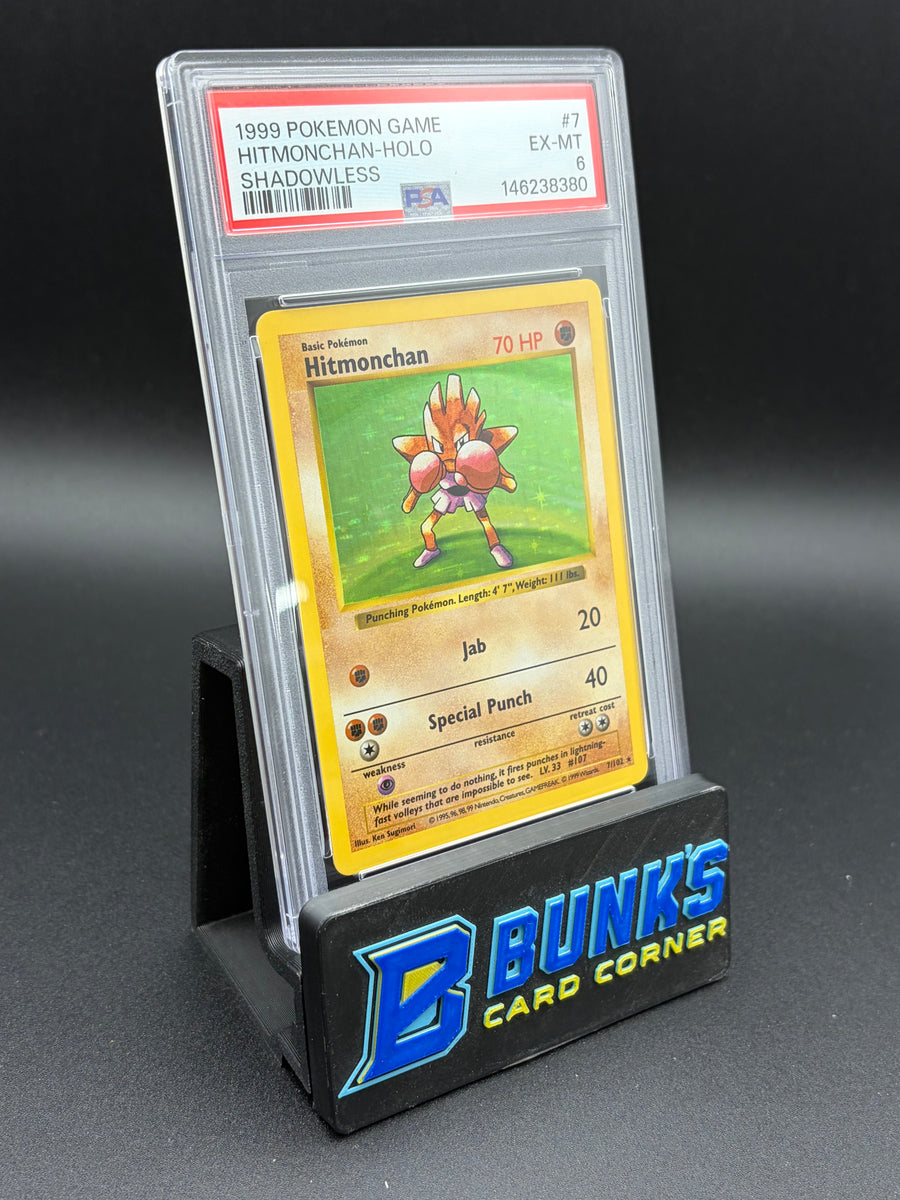Hitmonchan Holo Shadowless PSA 6