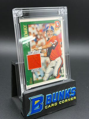 2024 John Elway Game Used Swatch Jersey Fusion