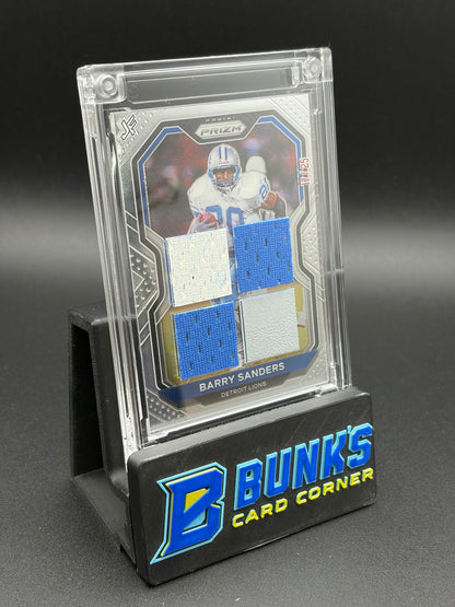 2024 Barry Sanders Silver Jersey Fusion