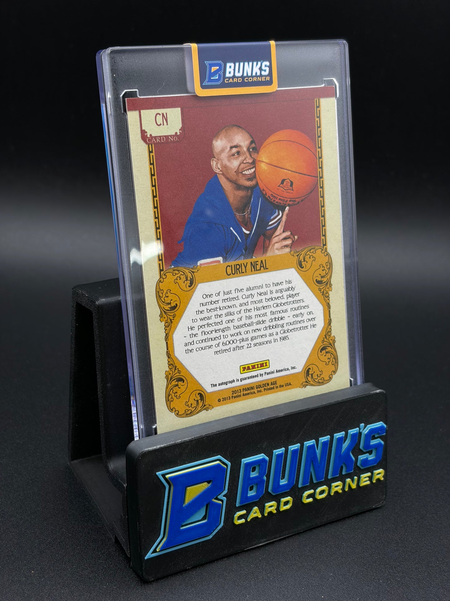 2013 Curly Neal Panini Golden Age Historic Signatures