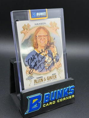 2021 Dave Hanson Signed Allen & Ginter Chrome Auto