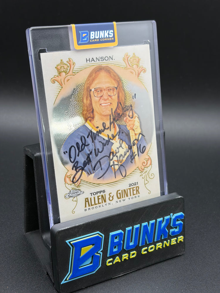 2021 Dave Hanson Signed Allen & Ginter Chrome Auto