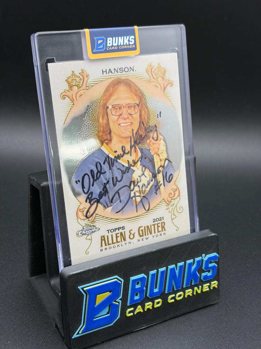 2021 Dave Hanson Signed Allen & Ginter Chrome Auto