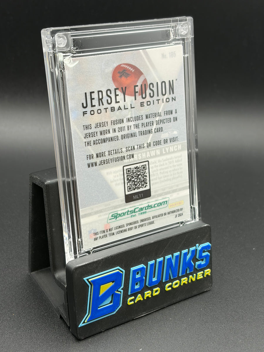2024 Marshawn Lynch Player Used Swatch Jersey Fusion