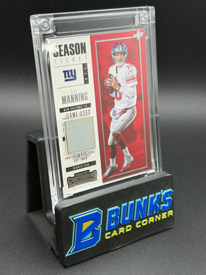 2024 Eli Manning Player Used Swatch Jersey Fusion