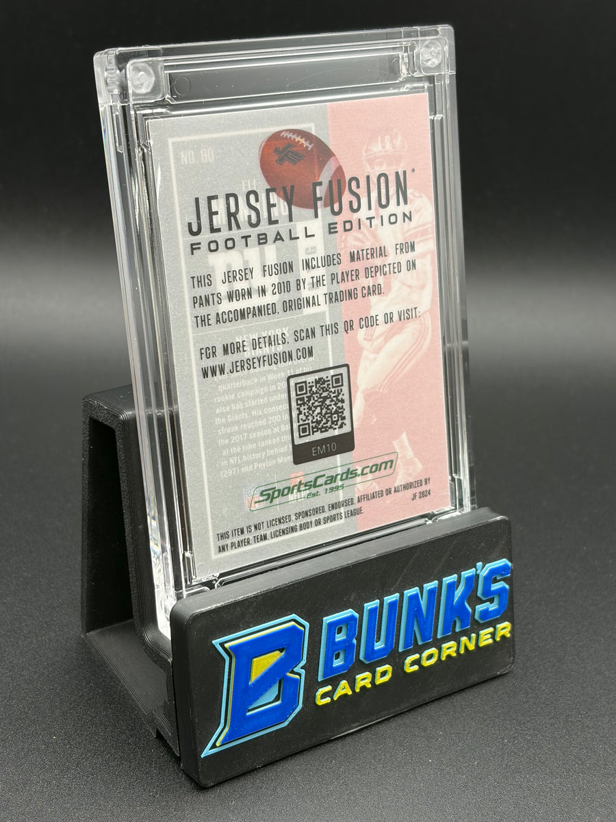 2024 Eli Manning Player Used Swatch Jersey Fusion