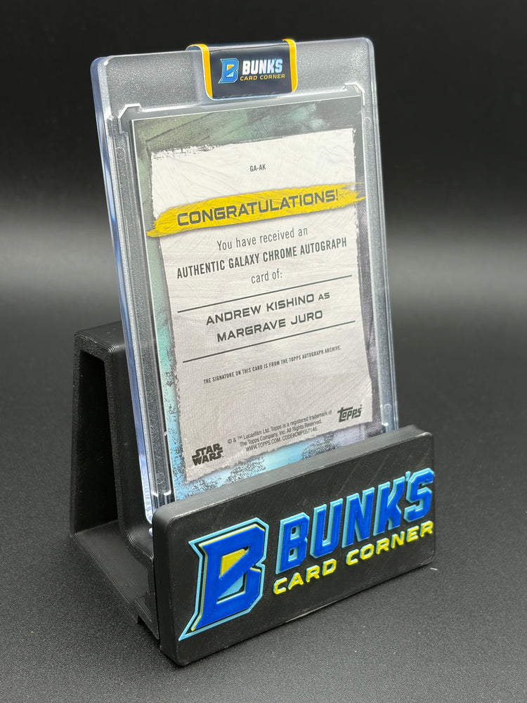 Andrew Kishino & Margrave AU Auto Topps