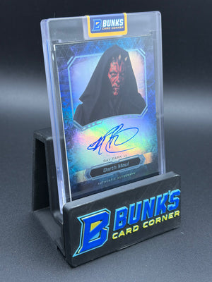 Ray Parks as Darth Maul AU Auto Topps 5/50