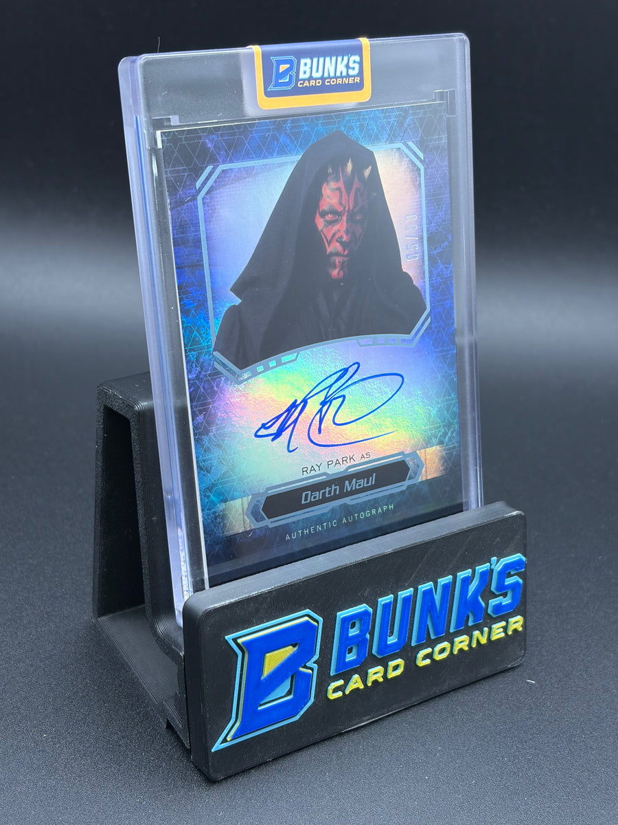 Ray Parks as Darth Maul AU Auto Topps 5/50