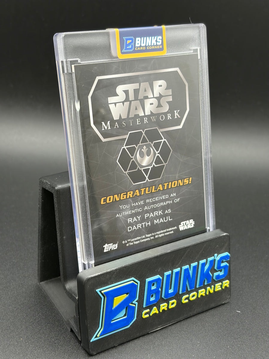 Ray Parks as Darth Maul AU Auto Topps 5/50
