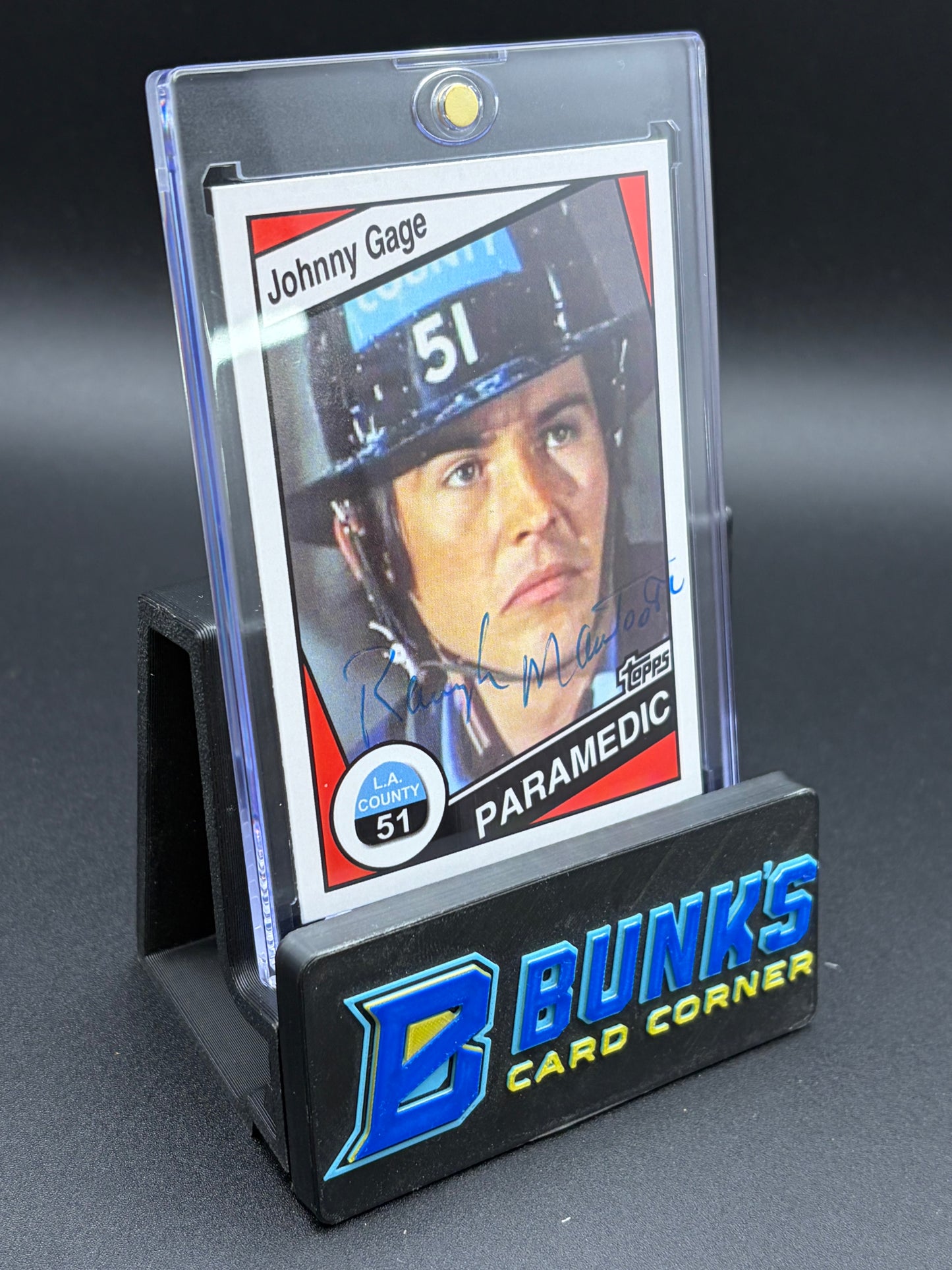 Johnny Gage Paramedic LA County Topps