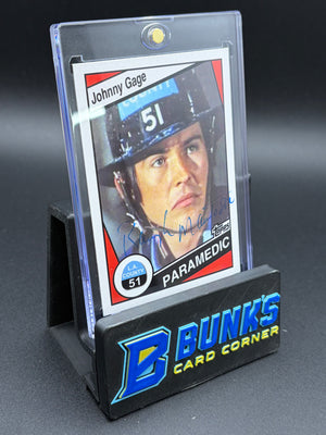 Johnny Gage Paramedic LA County Topps