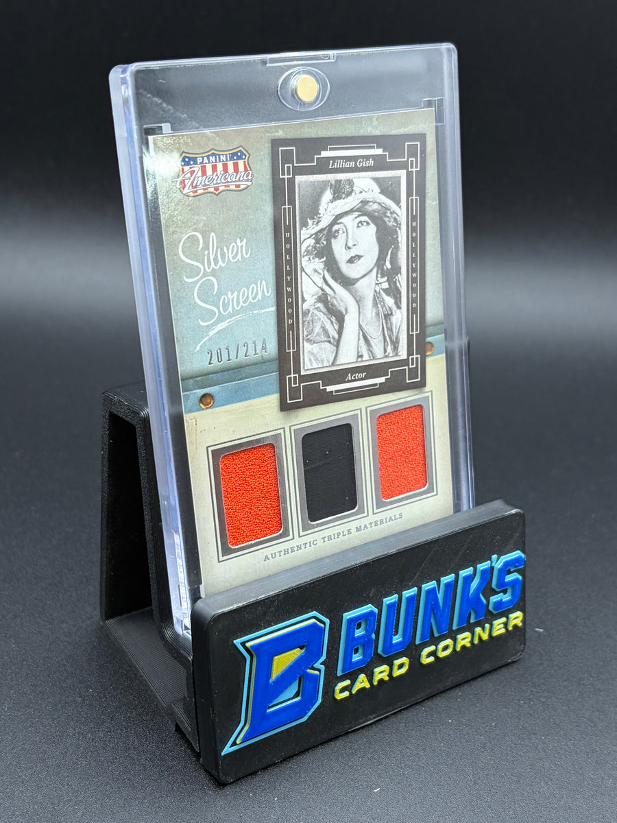 2015 Lillian Gish Silver Screen Panini Americana Three Patch