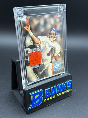 John Elway Jersey Fusion Game Used Swatch